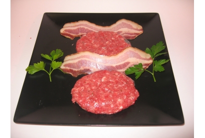 Hamburguesa con bacon